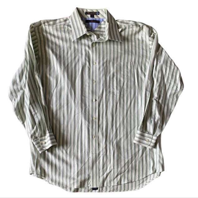 Tommy Hilfiger Traveler The Lifetime Collar Men’s Casual Button Shirt Size Xl